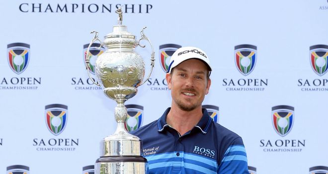 Henrik Stenson: Won the South Africa Open by three shots on Sunday