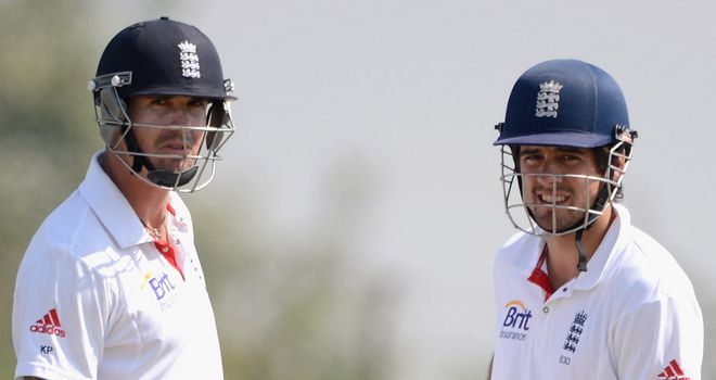 Kevin Pietersen and Alastair Cook: each has 22 Test tons to his name