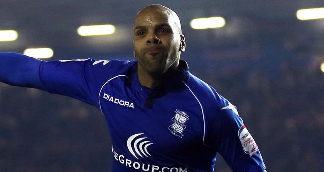 Marlon King: Celebrates his first goal on Friday night
