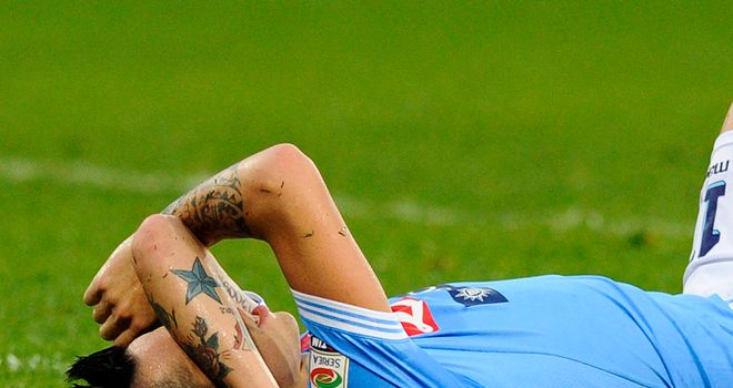 Marek Hamsik is left dejected at full time