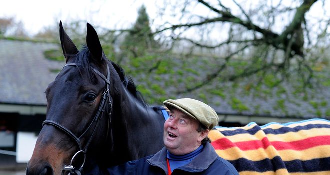 Nicky Henderson with poster boy Sprinter Sacre