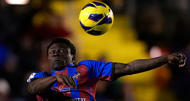 Obafemi Martins opened the scoring for Levante
