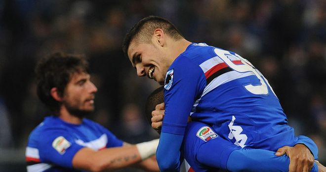 It was derby delight for Sampdoria