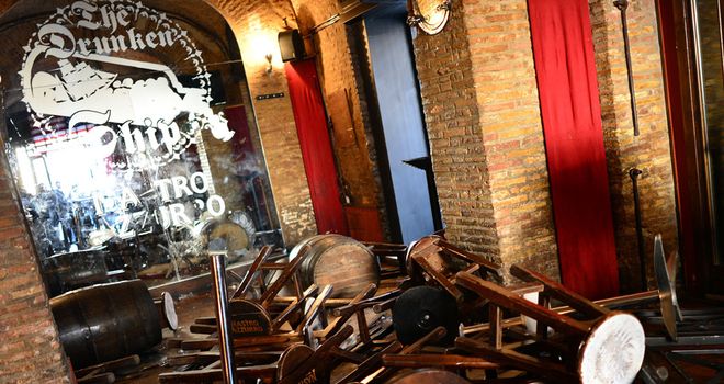 Drunken Ship pub: Scene of the violence in Rome