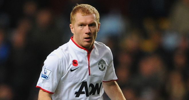 sir alex ferguson won"t rush paul scholes on decision regarding