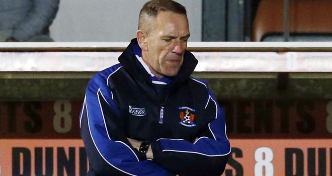 Kenny Shiels: Frustration for Kilmarnock boss