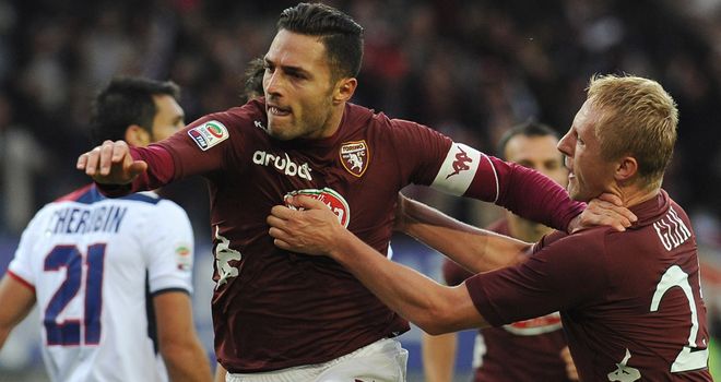 Danilo D'Ambrosio celebrates his goal