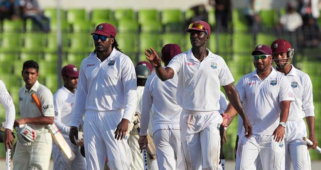 Darren Sammy: Skipper leads West Indies off the field