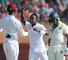 Fast bowler Fidel Edwards removed opener Nazimuddin with the score on five.