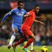 John Obi Mikel tracks Raheem Sterling in Chelsea's clash with Liverpool