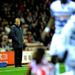But it wasn't long before Redknapp made his way to the touchline
