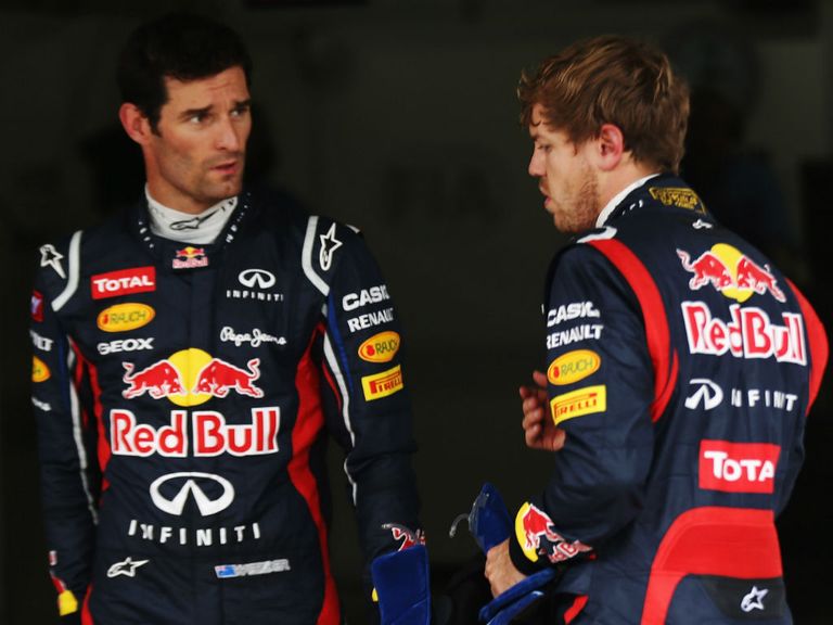 Webber (left): Brushed off comments