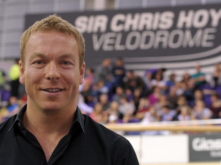 Sir Chris Hoy knows where he is.