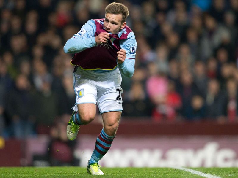 Andreas Weimann fires Aston Villa into a surprise lead against Manchester United in the late kick-off.
