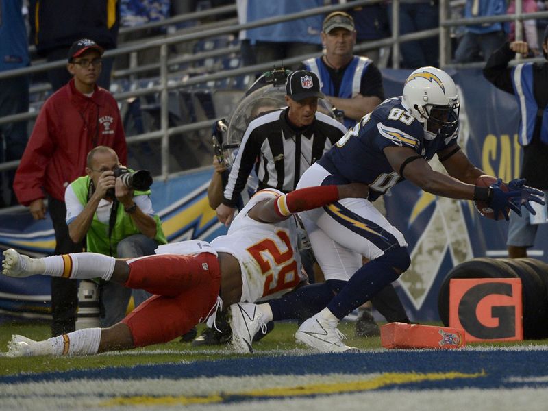 The Chargers comfortably saw off the Chiefs in the Thursday night game
