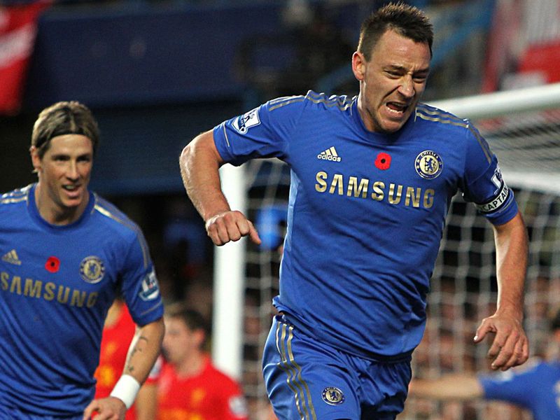 Terry wheels away to celebrate his goal