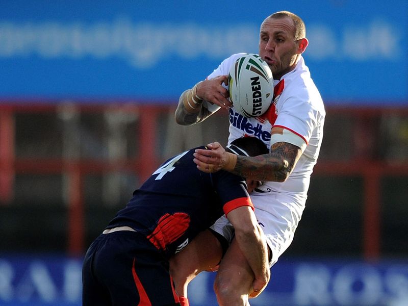 Gareth Hock is on the end of a big hit
