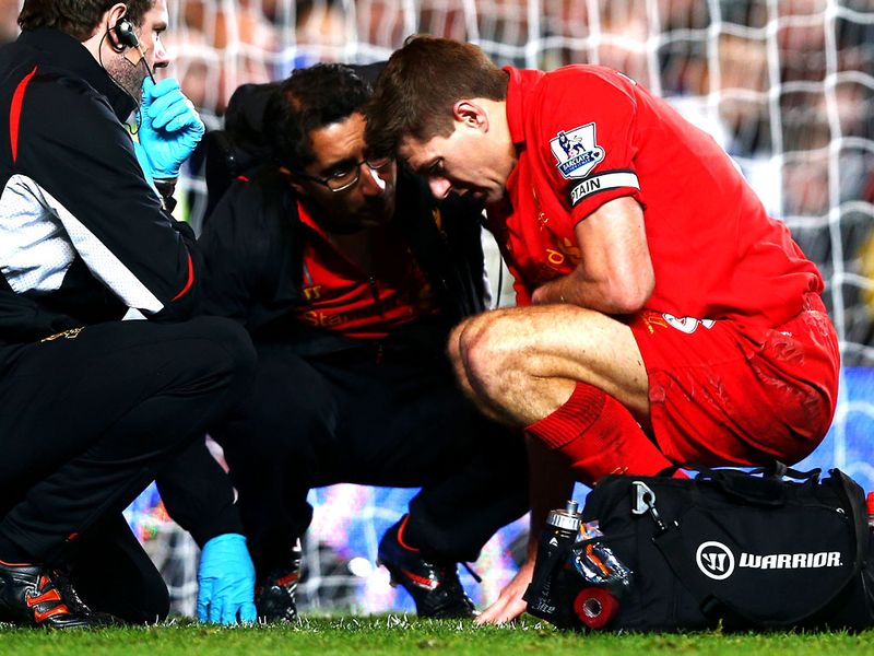 Steven Gerrard needs a little treatment