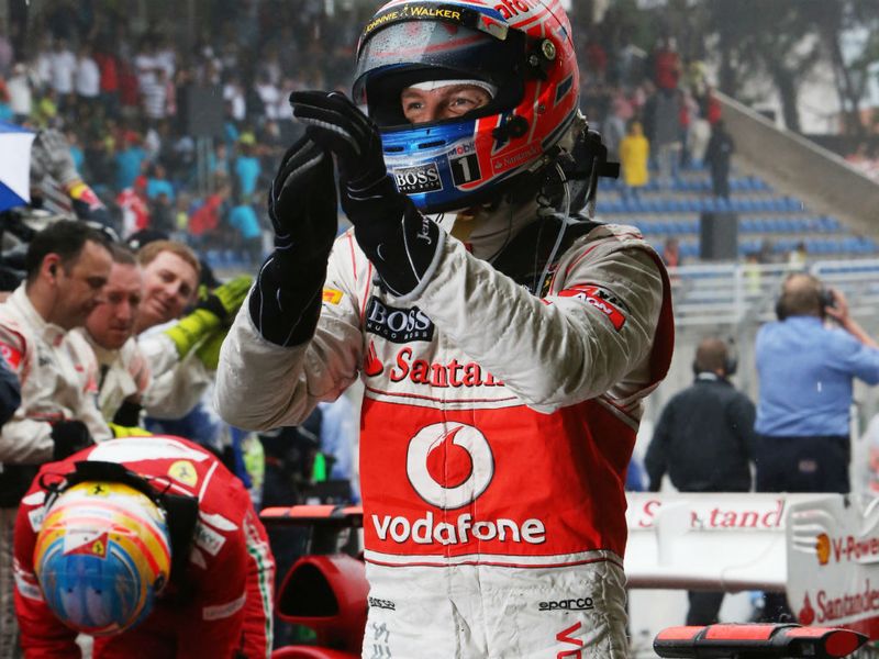 Jenson Button - the race winner