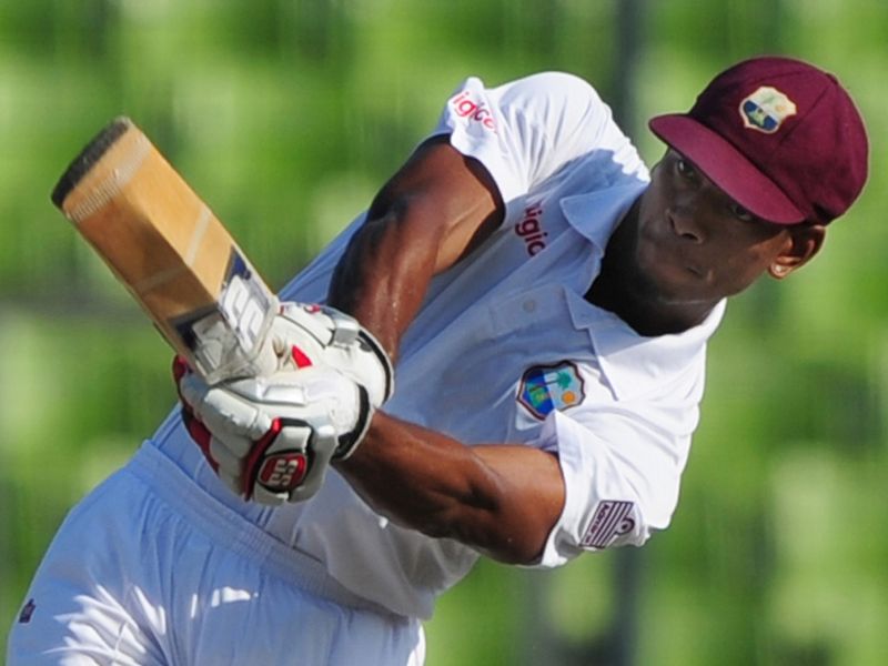 Powell went on to make 110 before being dismissed a few overs before stumps.
