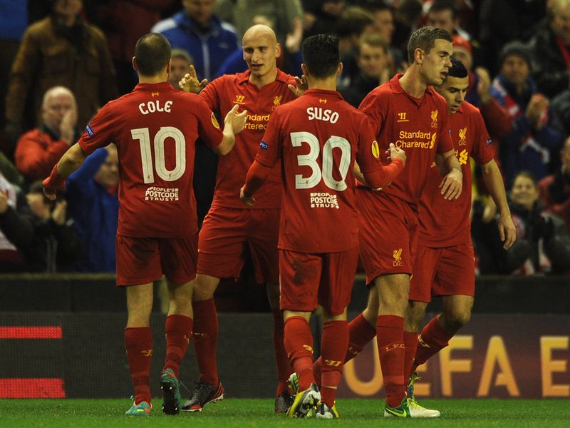 The hosts celebrate as they sense qualification for the next round