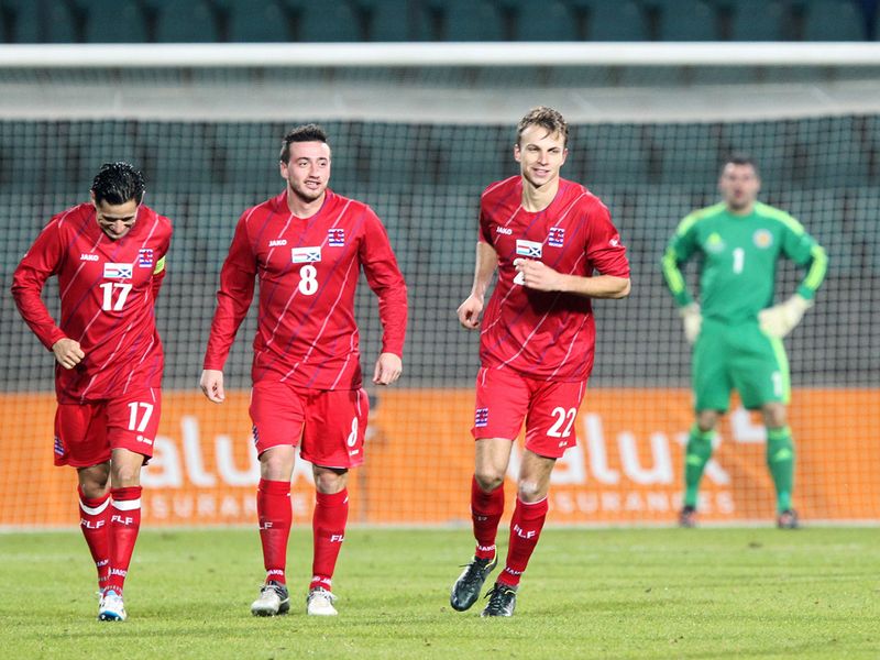 Lars Gerson pulls a goal back for Luxembourg but Scotland hold on for a 2-1 victory