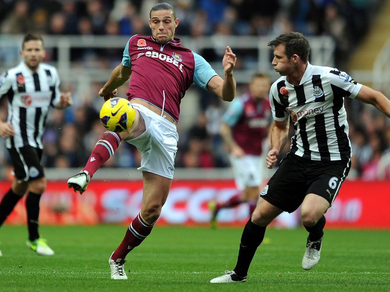 Andy Carroll is involved early against his former side