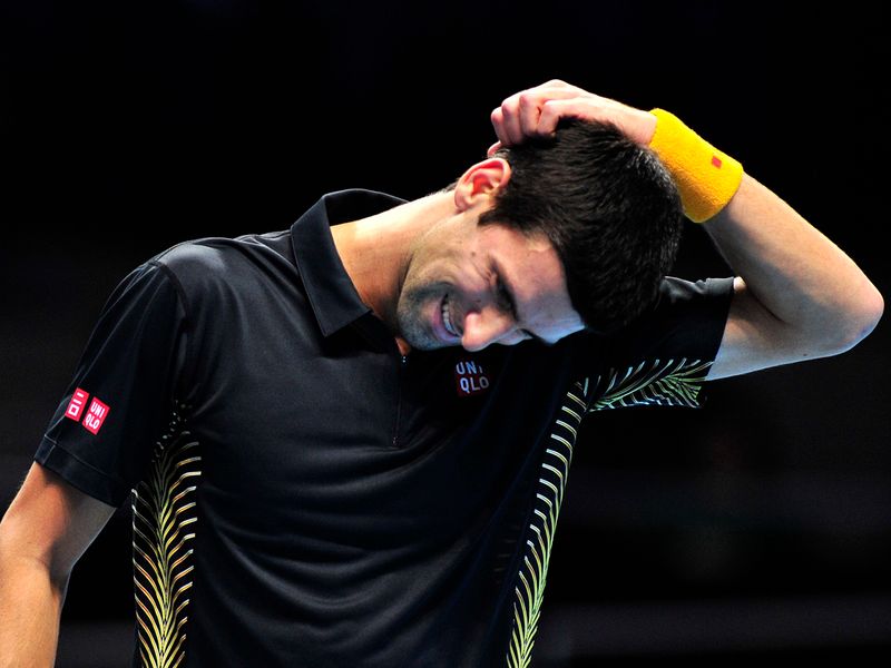 Djokovic was still having to work hard but always had the edge over his opponent.