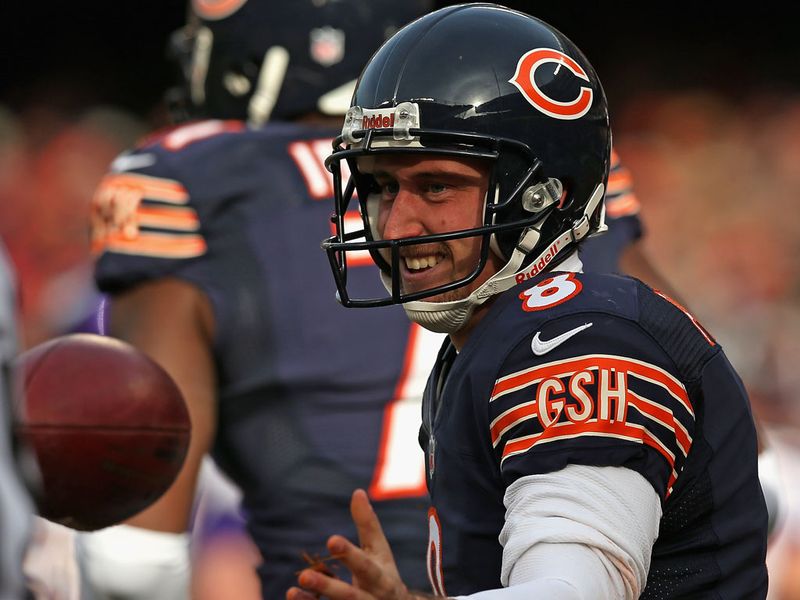 Adam Podlesh ran for a two-point conversion helping the Bears record a 28-10 victory over Minnesota