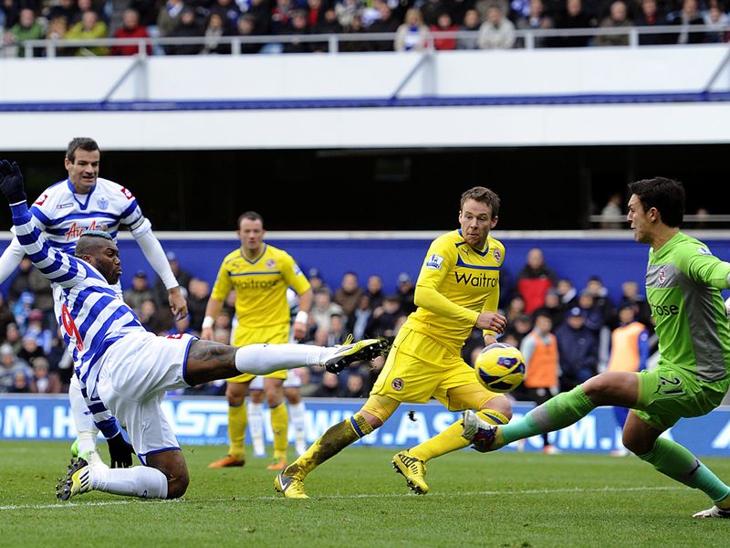 Djibril Cisse drew QPR level in the second half