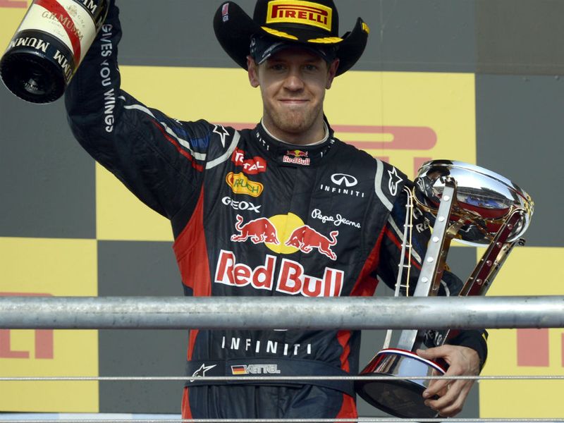 Second place meant Vettel extended his lead by three points