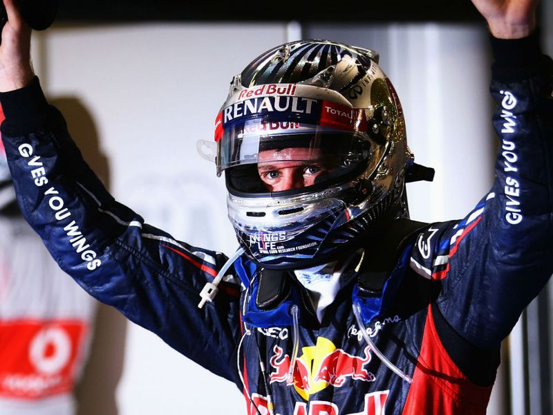 Sebastian Vettel happy with third