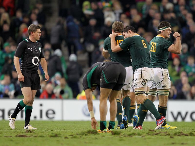 South Africa came back from a nine-point deficit to claim the win at Aviva Stadium