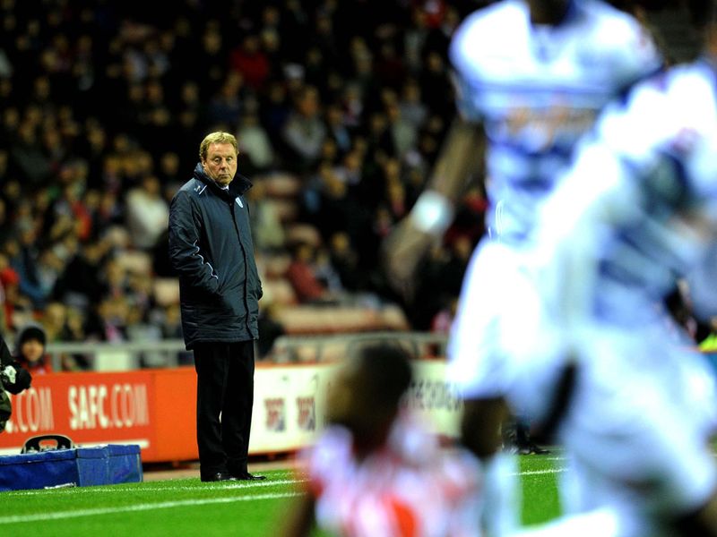 But it wasn't long before Redknapp made his way to the touchline
