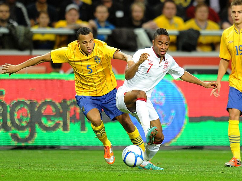 Raheem Sterling is one of three England players making their senior international debuts