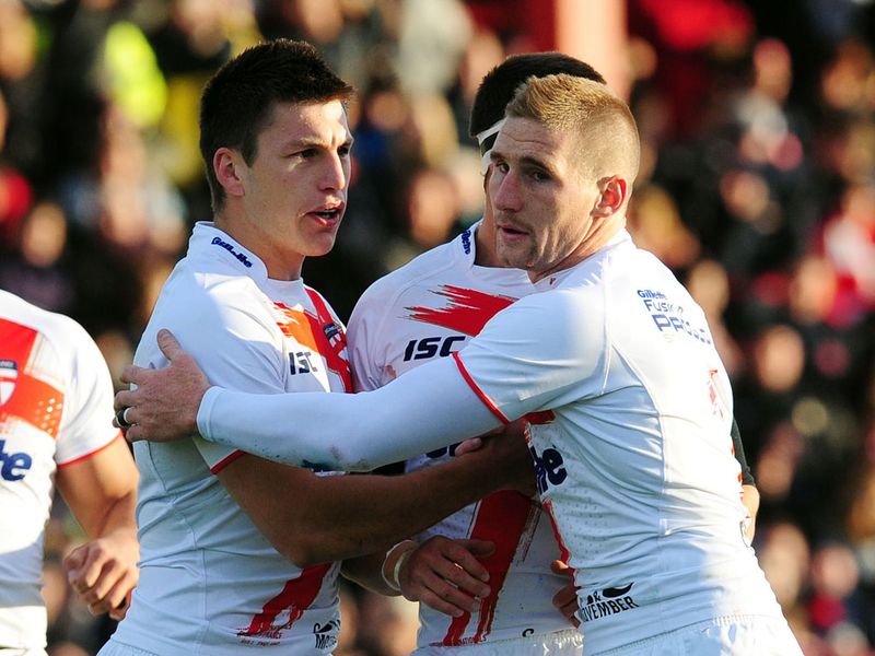 Tom Briscoe bagged England's second try after great work by Richie Myler to win possession