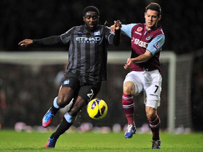 In the late game, Man City were hoping to join Man United on points at the top with a win over West Ham