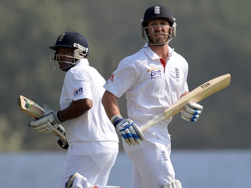 Samit Patel and Matt Prior put on 69 for the fifth wicket to take the score over 500.