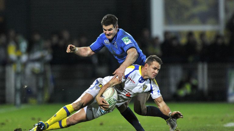 Lee Byrne in action against Leinster on Saturday