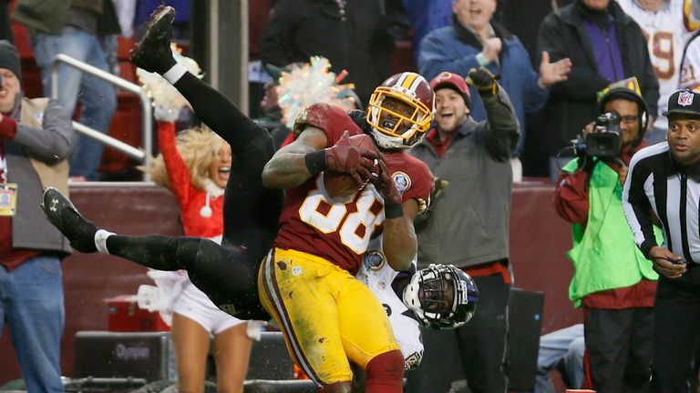Pierre Garcon: Redskins receiver hauled in a late touchdown catch
