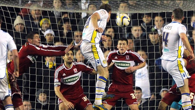 Luciano Becchio: Has scored five times in four games against Middlesbrough
