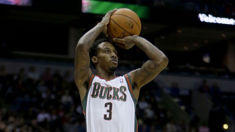 Brandon Jennings: scored 25 points as the Bucks beat the Heat 104-85 on Saturday