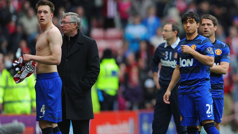 Sir Alex Ferguson: Manchester United manager and players hear the news that City had beaten QPR