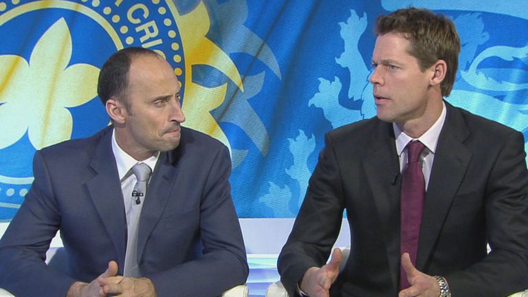 Nasser Hussain and Nick Knight: England's 330 was a good score - and Anderson made it a whole lot better