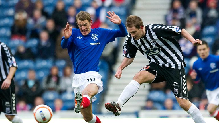 Elgin and Rangers in action during this month's Scottish Cup tie at Ibrox