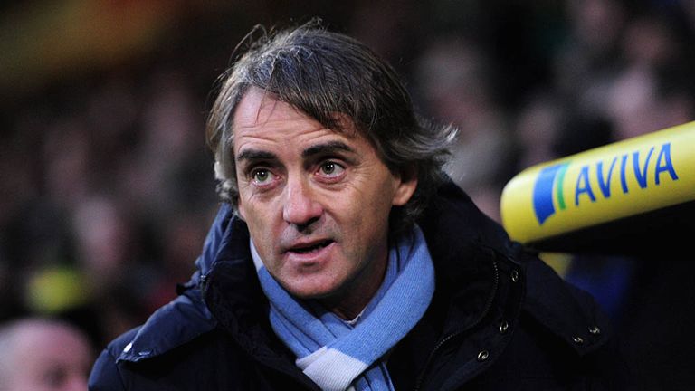 Roberto Mancini: Thinks Man City remain on the title trail