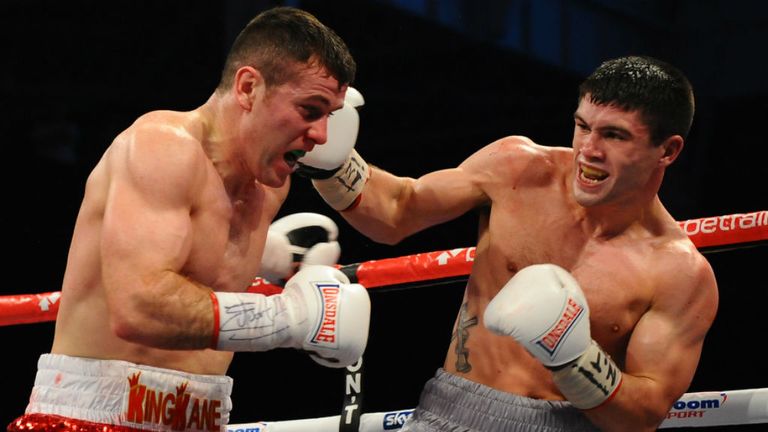 John Ryder (R) rode the storm to come out victorious against Eamonn O'Kane (Pic leighdawneyphotography.com )
