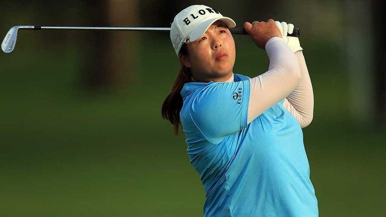 Shanshan Feng: Stormed clear at the halfway stage in Dubai