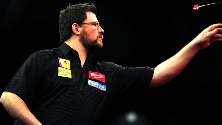 James Wade: Thrashed Peter Hudson 3-0 in World Championship opener