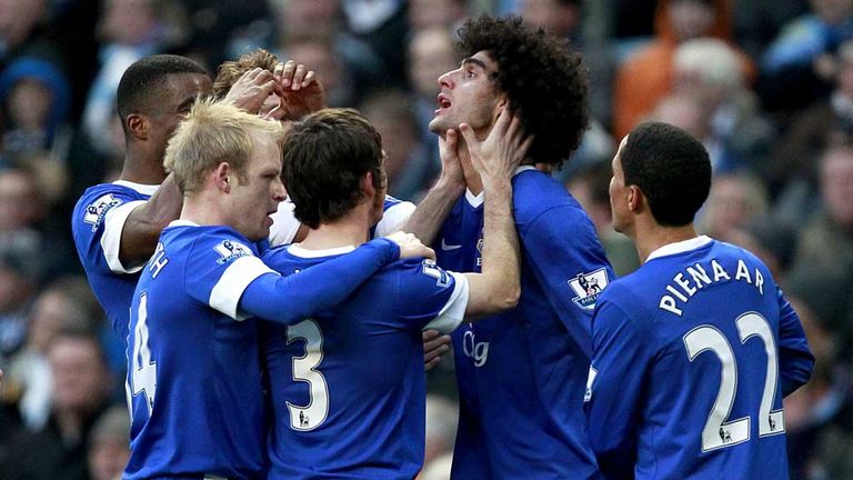 Marouane Fellaini: David Moyes hopes the Belgium international will stay if Everton qualify for the Champions League
